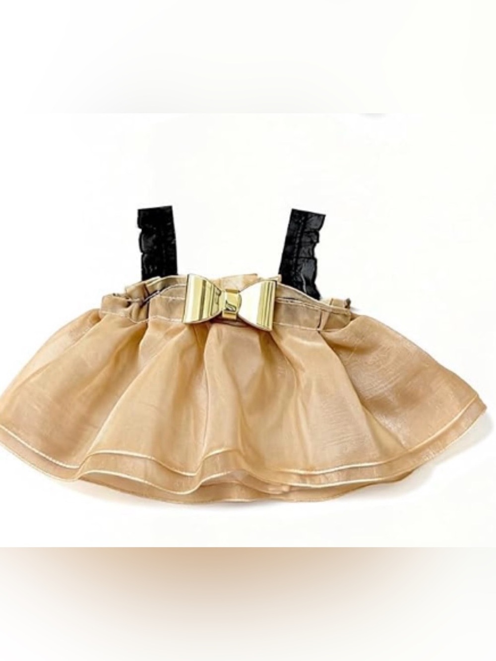 Bratz Doll Blonde Hair with Gold Bow Dress